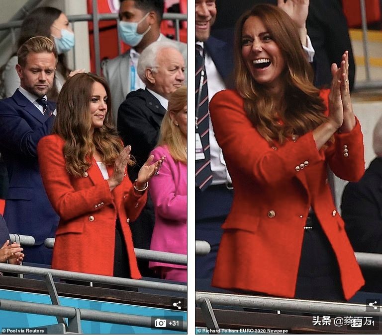 乔治王子看英格兰踢球,乔治王子穿西服看球赛