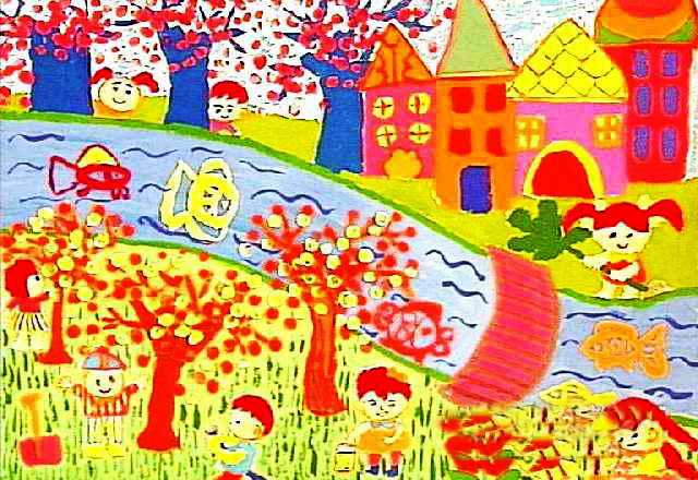 大白鹅创意美术3岁以下,关于谜语的画画简易版