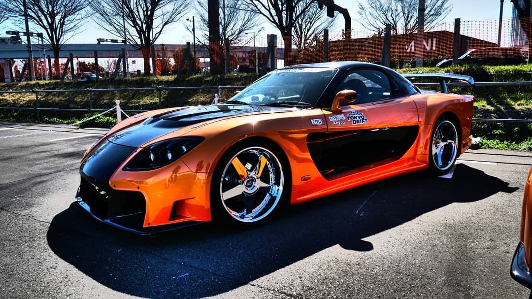 rx-7fd3s白色赛车,rx-7fd3s地平线