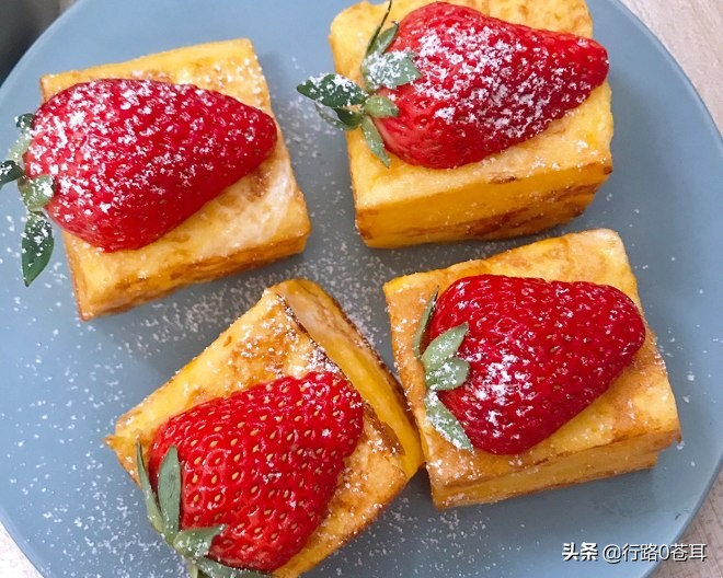 草莓味西多士,零难度的港味西多士