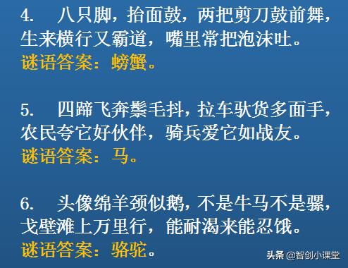 一次有趣的猜字谜游戏,20个猜字谜游戏