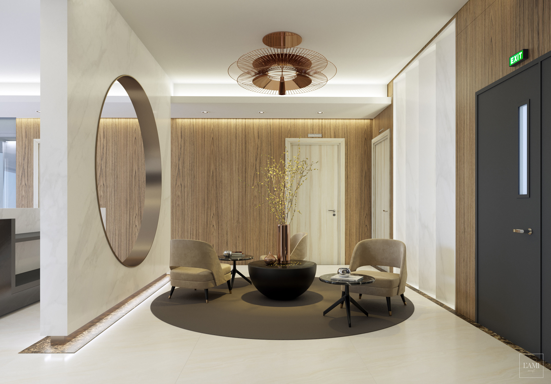 办公室前台装修设计工程,高端办公室前台装修设计展示