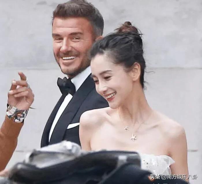 贝克汉姆和angelababy,angelababy和贝克汉姆