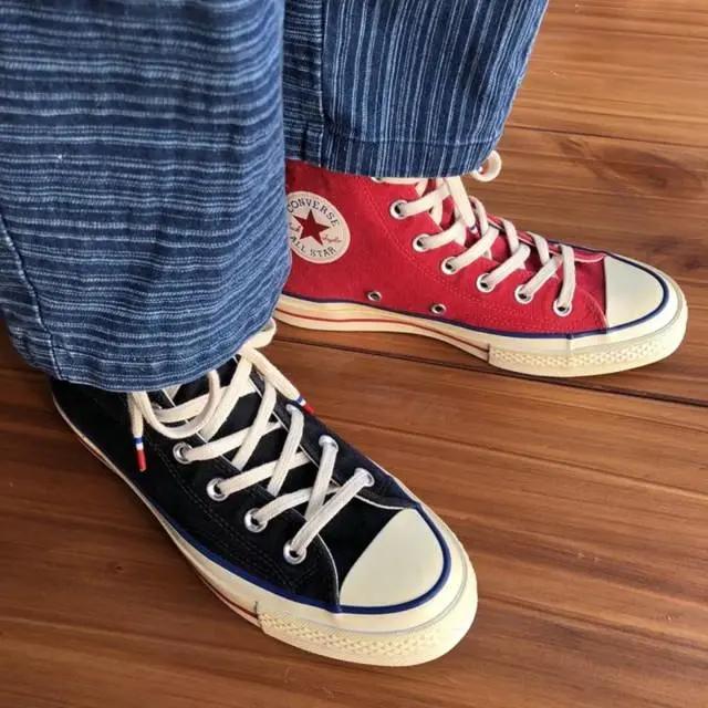 明星穿匡威经典款高帮,跟着明星学穿搭黑色匡威