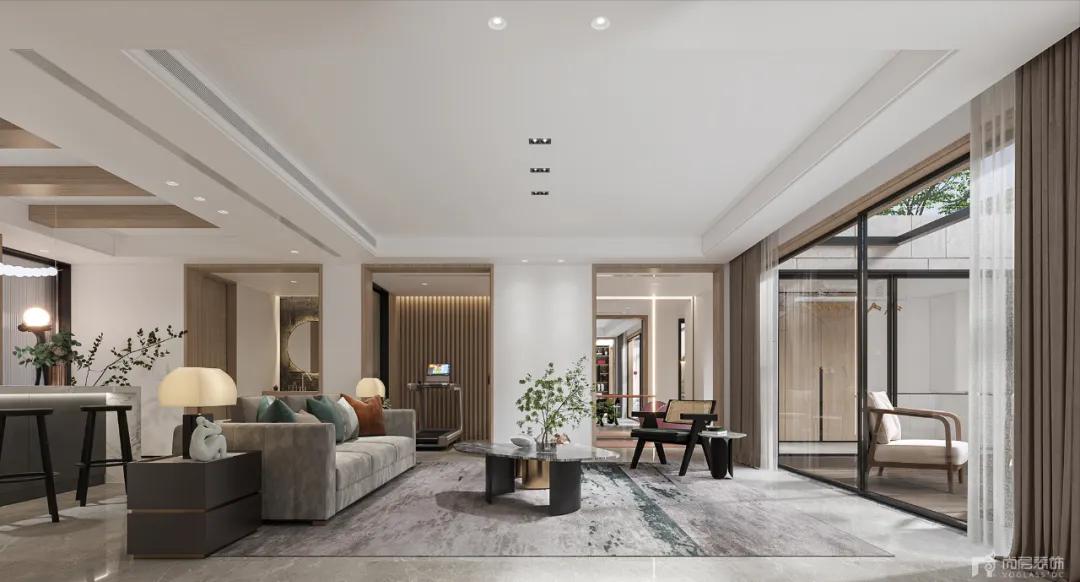 金色宝坻500m²|淡薄随性,在闲寂质朴的空间中领略岁月的沉静逸趣