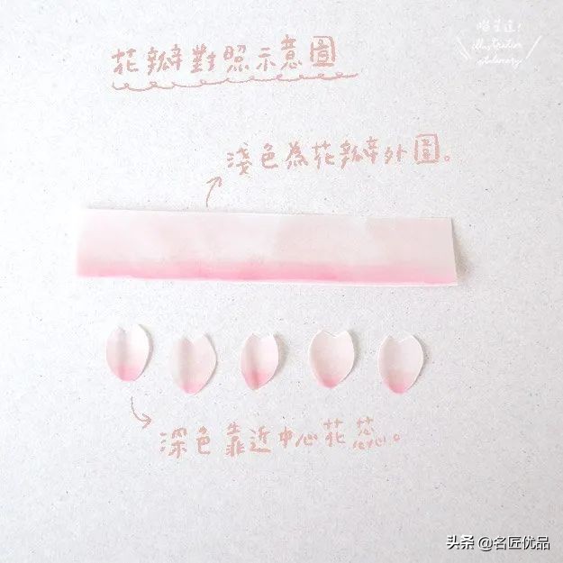 手工课堂：用手帐下一场樱花雨，用水彩笔就能完成的樱花卡