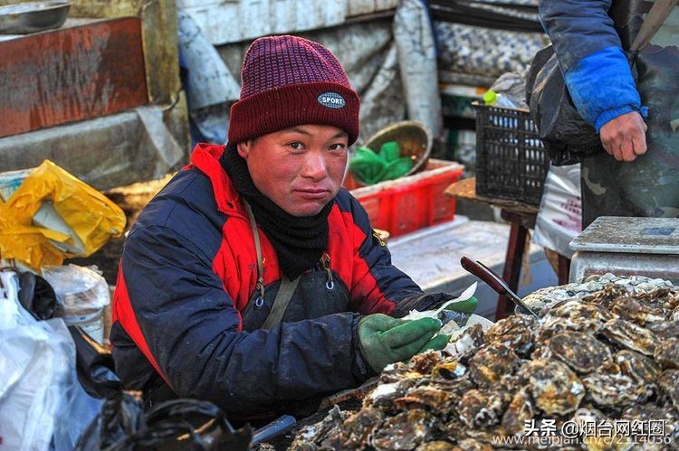 烟台莱阳海鲜早市,烟台老红利市场早市