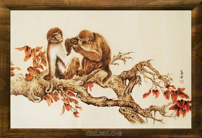 教你画画侧脸,烙画美图