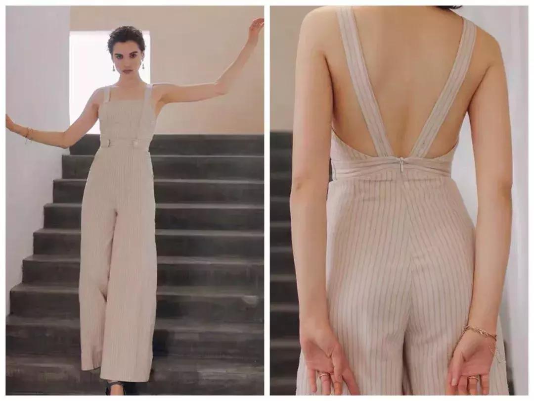 宣美黑色吊带裙,lisa时尚撞衫