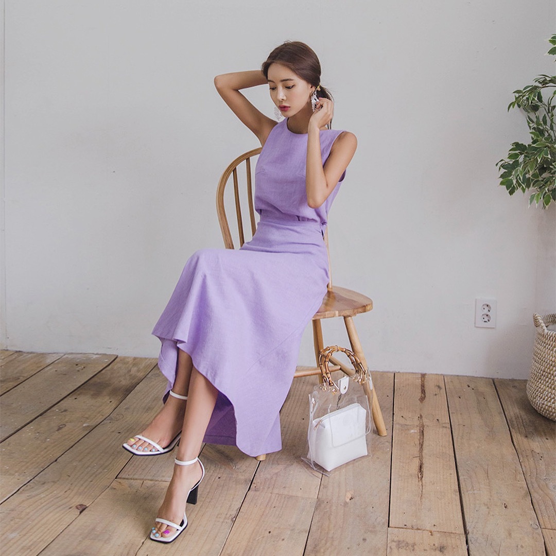 韩商言喜欢的佟年驾驭紫色穿搭水平一流，4点紫色搭配技巧轻松学