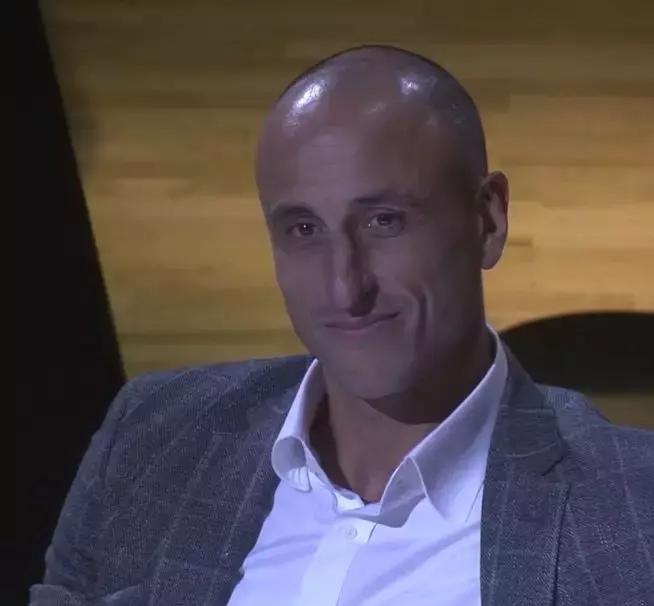 马刺马努最后一场视频,马刺庆祝马努进名人堂