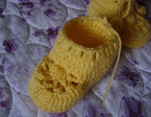 红姐爱编织0-6个月宝宝鞋钩织教程,唯美手工坊系带鞋钩织完整教程