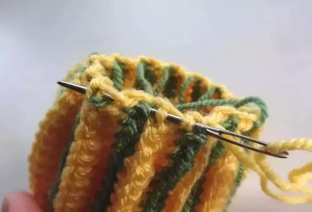 南瓜钩织法图文教程,南瓜的钩织全教程