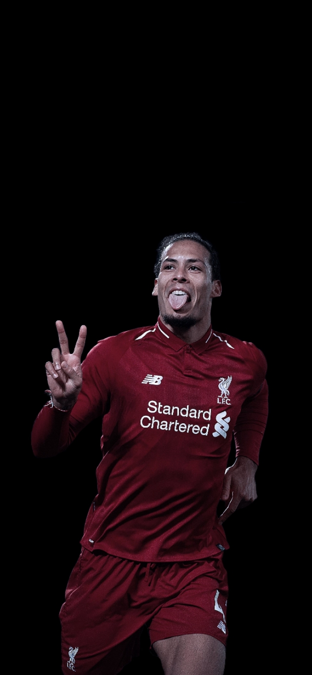 范戴克壁纸足球,足球最强防守后卫范戴克