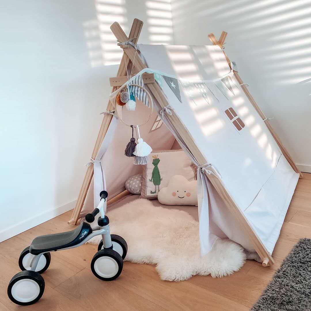 儿童房帐篷装修效果图,儿童帐篷房设计