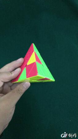 只拼好一面还原金字塔魔方教程,金字塔魔方还原教程sunny老师