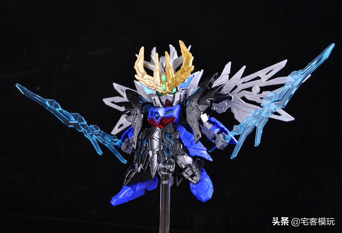 万代三国创杰传曹操飞翼,三国创杰传天霸曹操飞翼高达开箱