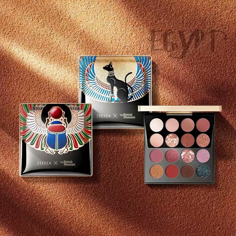 从外到内美得惊艳，大英博物馆联名「古埃及图腾」口红
