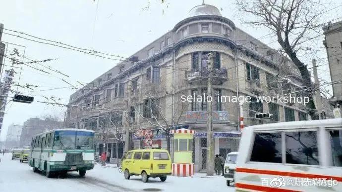 九十年代天津老照片图文,老照片1980年的天津街景