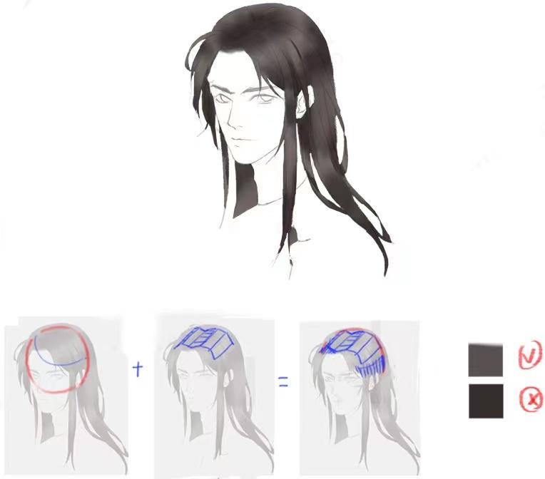 短发怎么编头发简单易学,简单又好看的头发画法