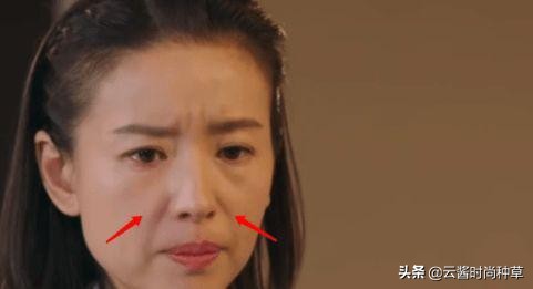 董洁显老照片,董洁皱纹多老态