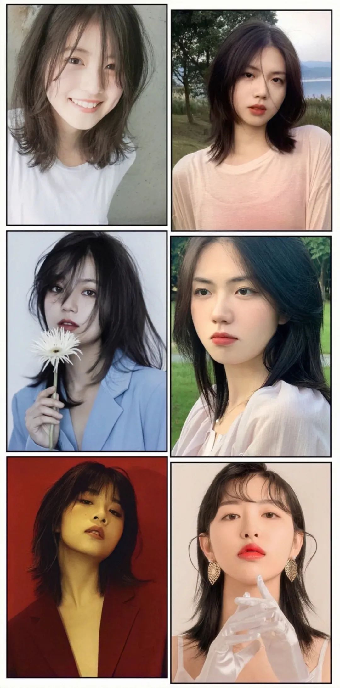 2021网红爆款发型短发戴狗啃刘海,头发2020流行发型显脸小