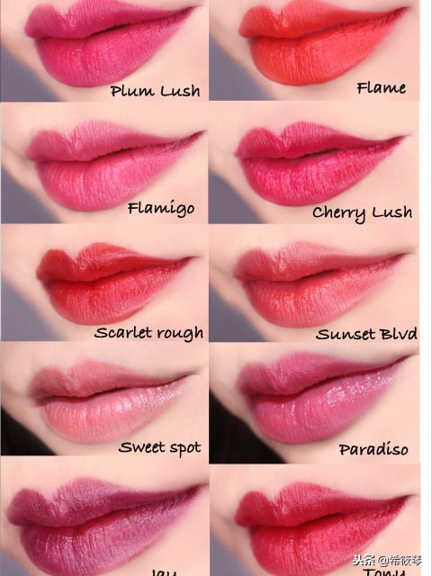 黄皮素颜显白提气色口红小样推荐,大牌口红推荐黄皮显白香奈儿75