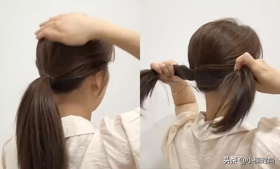 发型师教你发型小技巧,发型师教你低马尾
