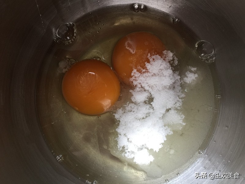 铜锣烧做法蛋清不用打发,打发的蛋清做铜锣烧