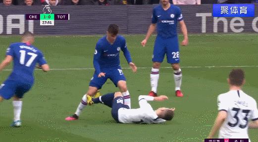 难以置信！热刺球员恶意踩踏，但裁判却熟视无睹，要VAR有何用