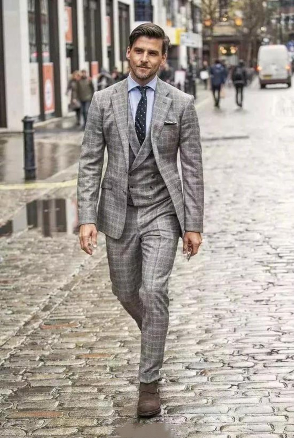 1套西装9种穿法一周搭配不重样,常规款冬西装怎么搭配才好看