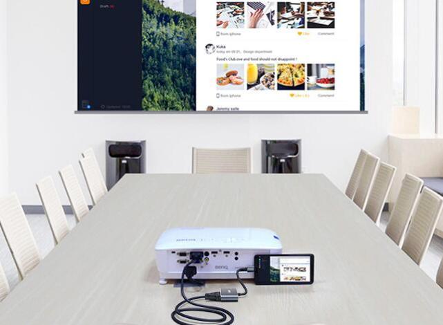 一体机hdmi接口怎么连接投影仪,使用vga转hdmi后投影仪没办法投影