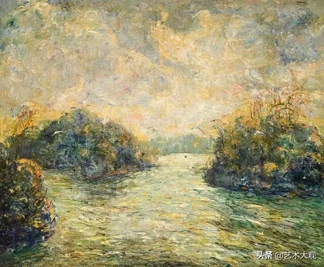 威廉罗伊洛夫斯风景油画作品,丹麦画家蒙森德风景油画作品欣赏