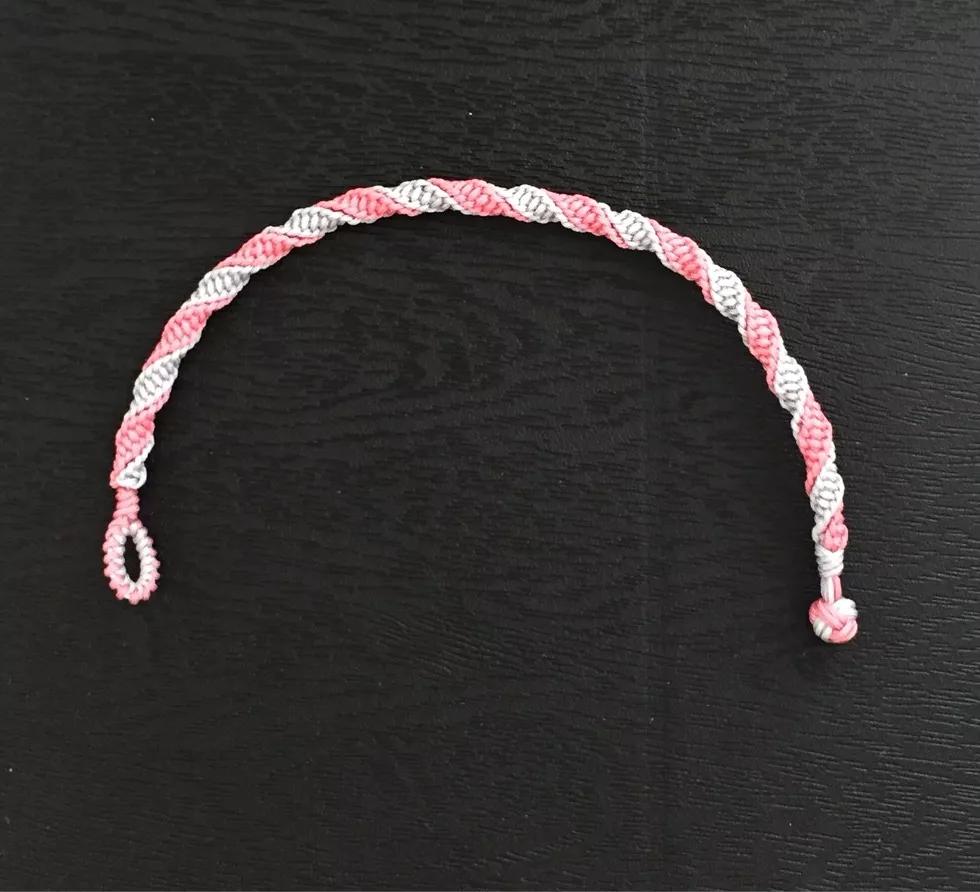 又简单又好看的彩绳手链,简单又好看又好编的手链