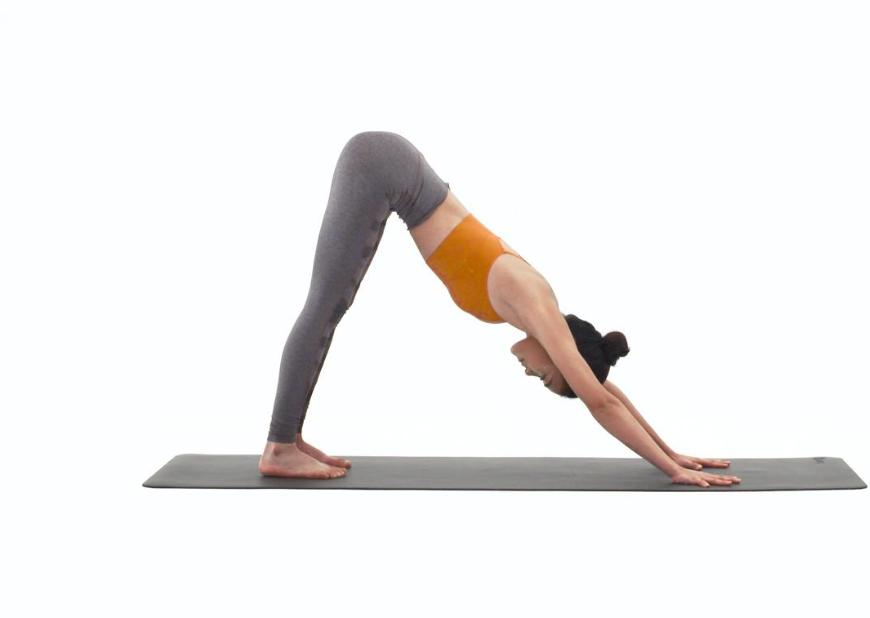 下犬式的脚后跟可以着地了,下犬式脚后跟触地