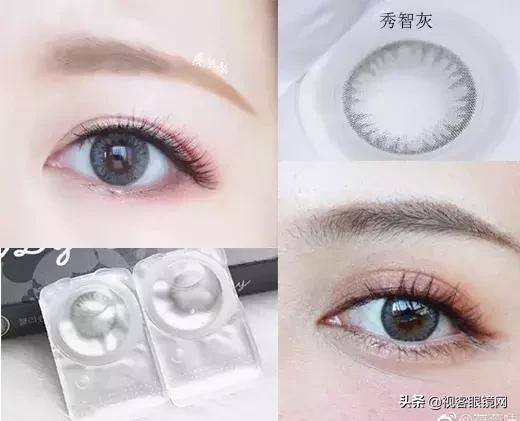 混血模特的5款韩系美瞳试戴分享,日韩大牌正品美瞳