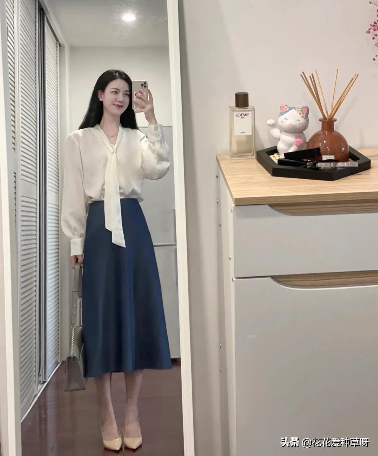 初秋韩国温柔风小姐姐穿搭,深秋成熟韩系穿搭女士