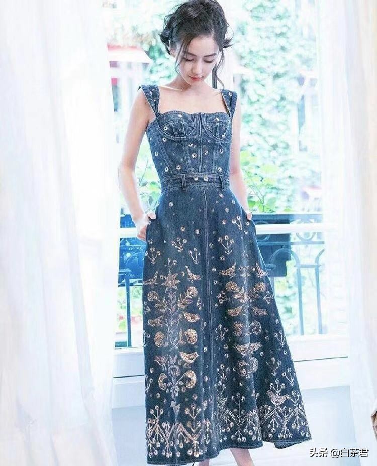 倪妮gucci米兰时装周,倪妮gucci白色连衣裙