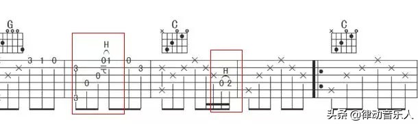 吉他击弦勾弦滑音用法,吉他怎么边击弦边拨弦
