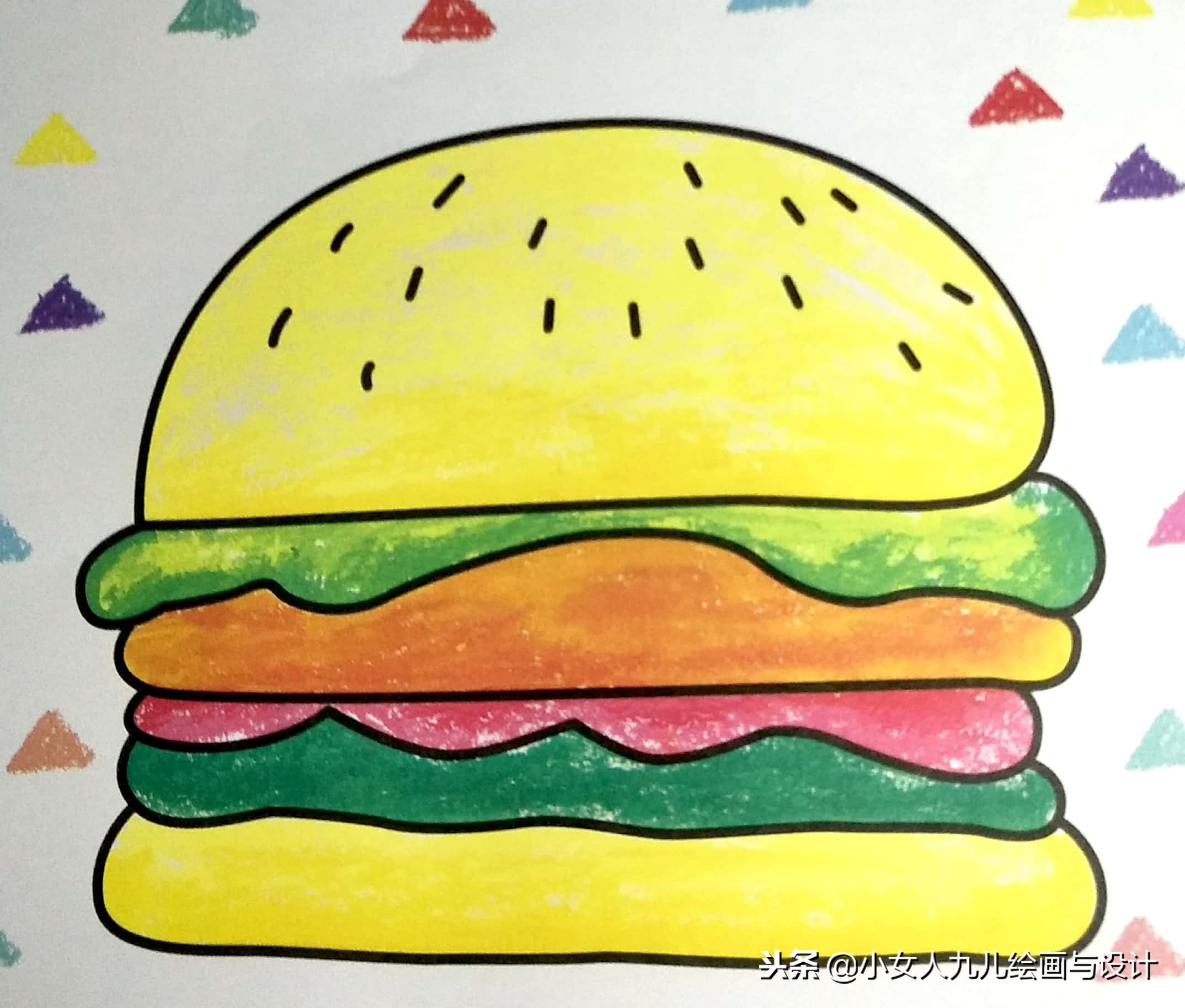 儿童简笔画彩色可爱步骤图文,超萌彩色简笔画手把手教孩子