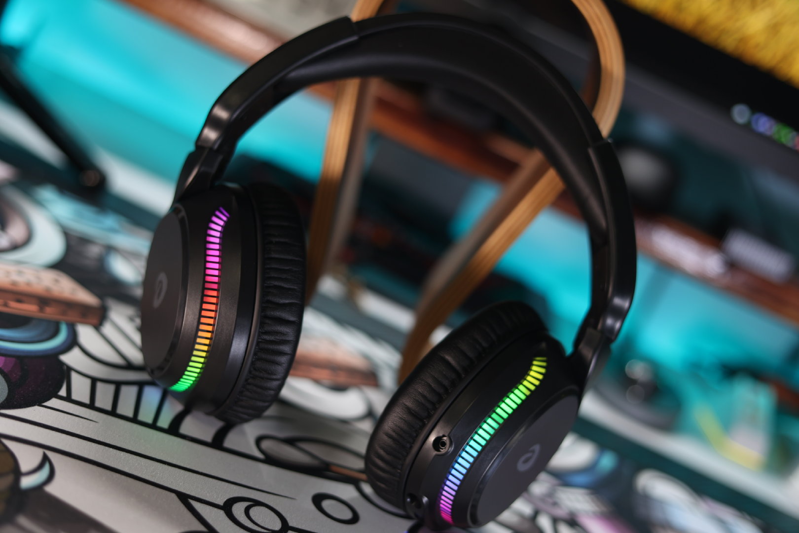 达尔优a710耳机需要驱动吗,达尔优a710耳机红色灯