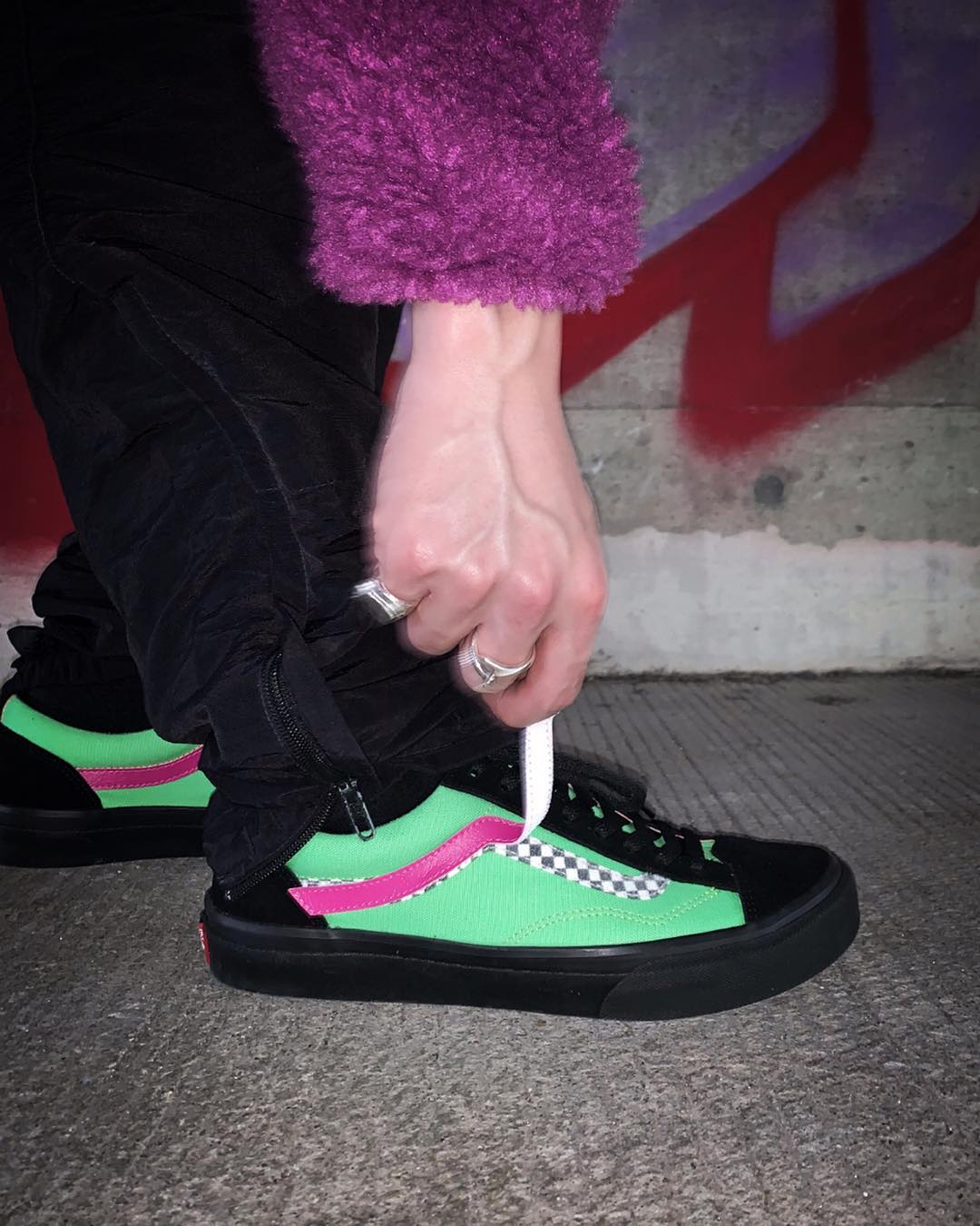 还别说,那双「有毒的Style36」上脚还真不赖!