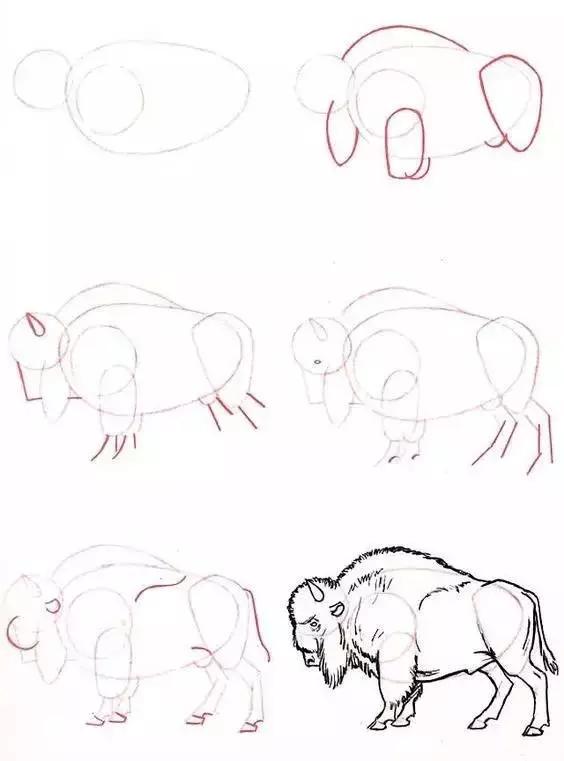 1-10数字动物简笔画图片大全,简笔画小动物100种可爱海底动物