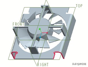 proe风扇叶分模教程,proe简单的风扇设计步骤