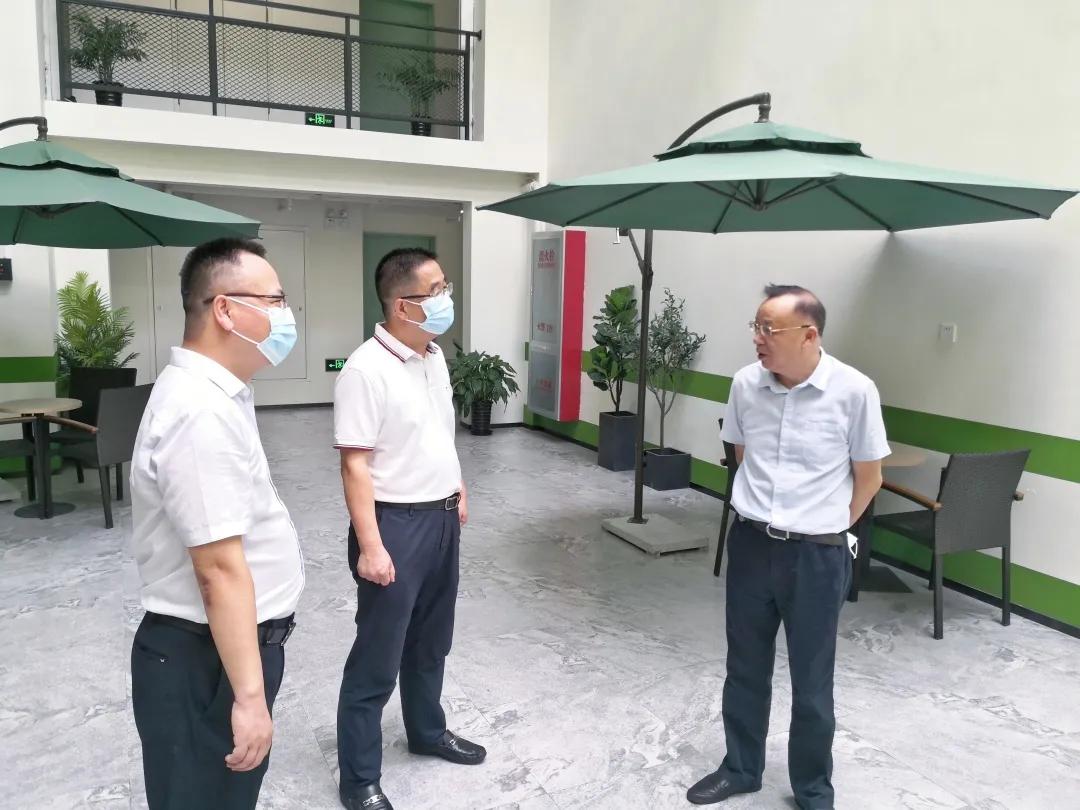 吴泾镇人大主席莅临燎申智城·南部科创产业园调研