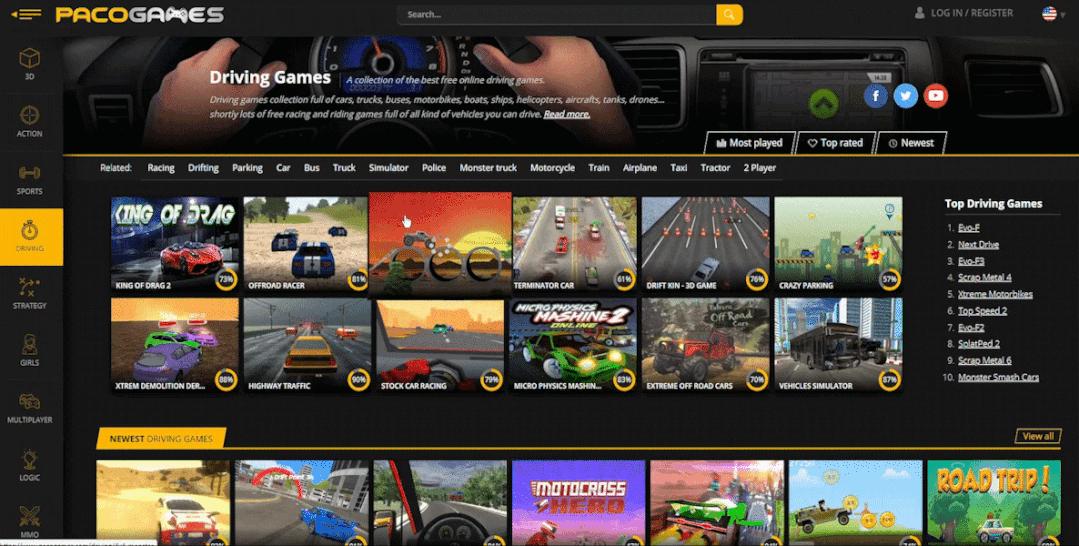 十大摸鱼游戏网站排名,摸鱼必备游戏