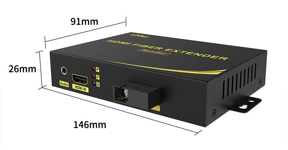 20公里超远距离HDMI收发器HF200如何连接使用？