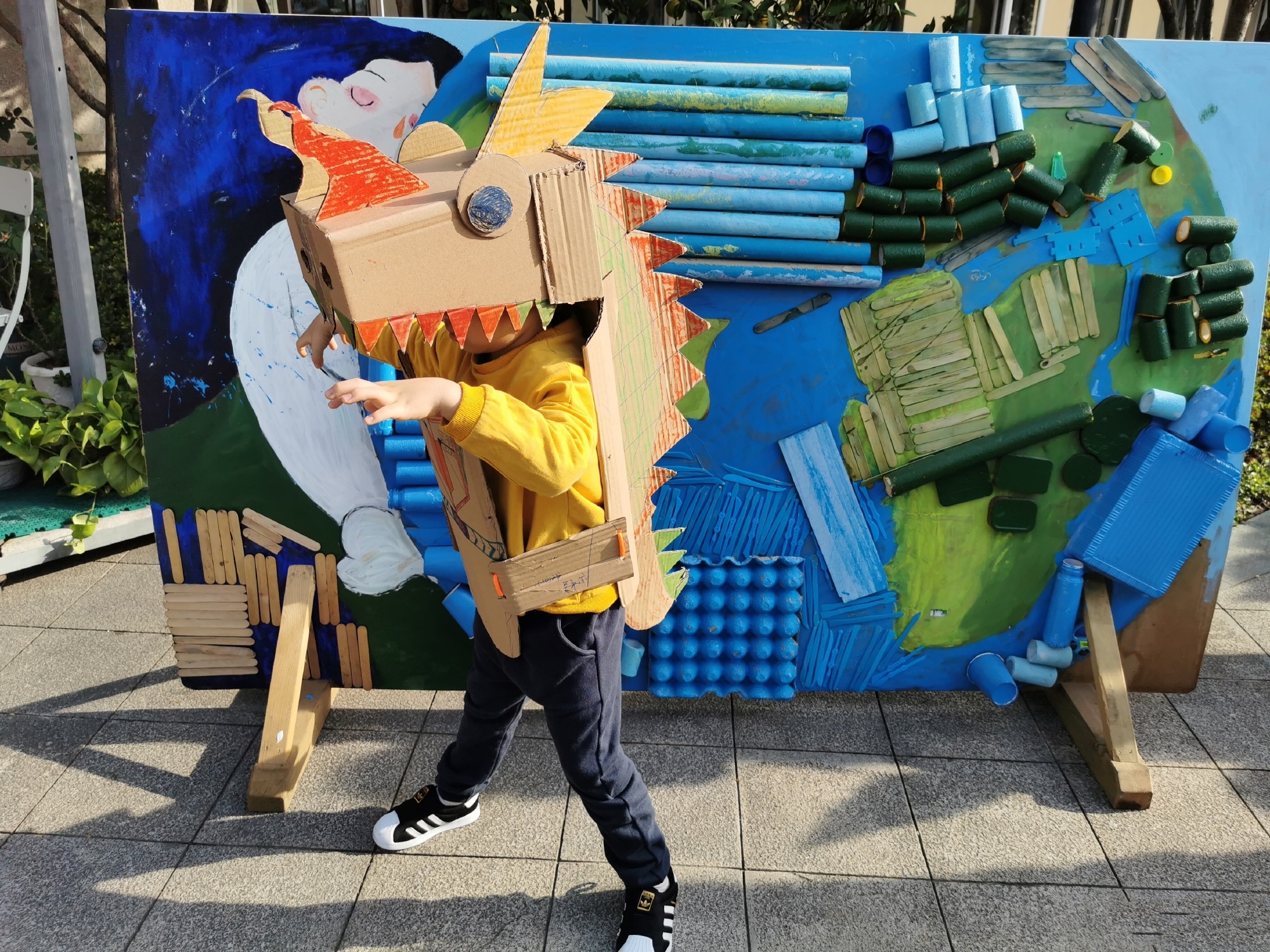 幼儿园环保创意服饰设计,幼儿园创意服装大赛