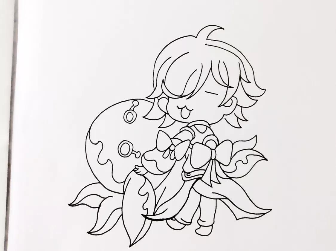 10-12岁画动漫人物简单可爱男生,可爱的动漫人物怎么画一步步教程