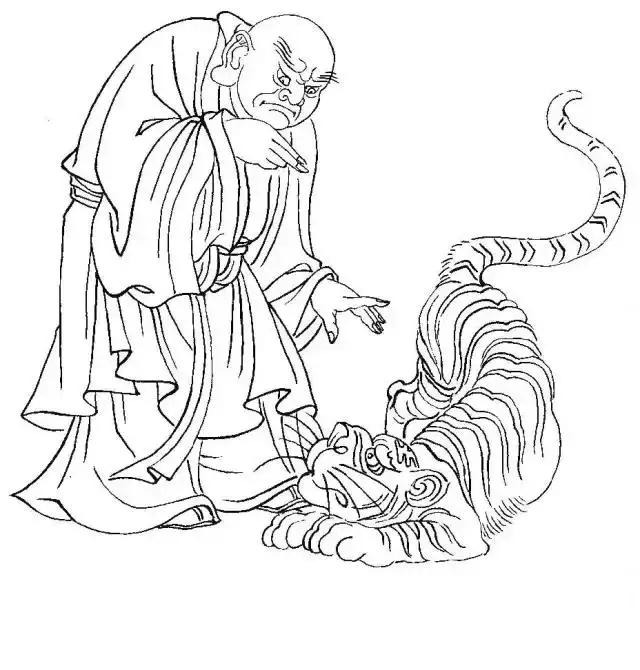 白描佛像线稿图片大全,白描佛像画法图片大全